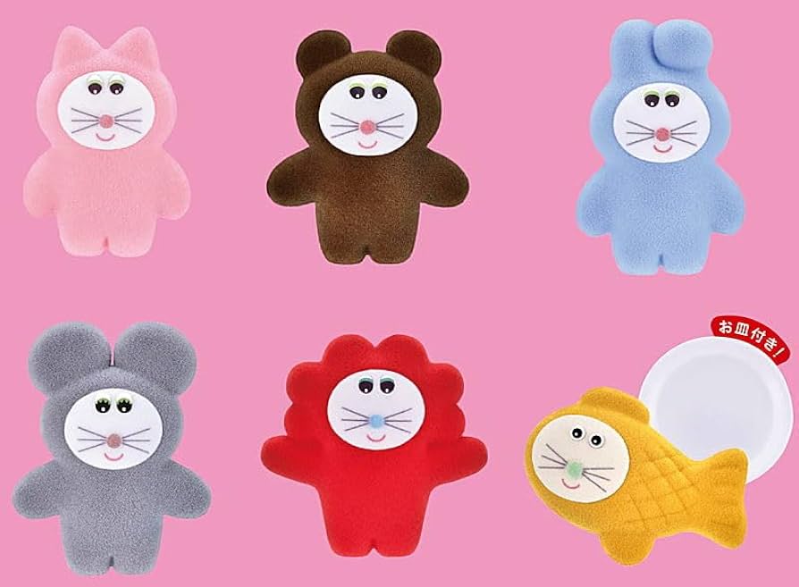 むにゅ　ミニチュアマスコット  第一弾  ガチャガチャ コンプリート むにゅのミニチュアマスコット カプセル